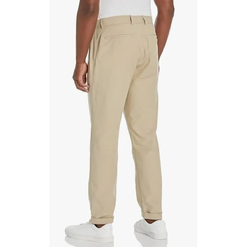NWT Vince Men's Tapered Lightweight Cuffed Trouser in Ashwood, sz 31